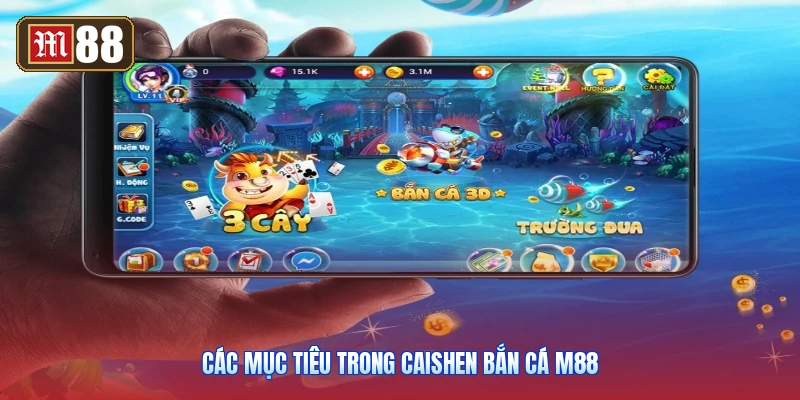 Các Mục Tiêu Trong Caishen Bắn Cá M88