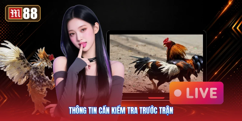 Thông Tin Cần Kiểm Tra Trước Trận